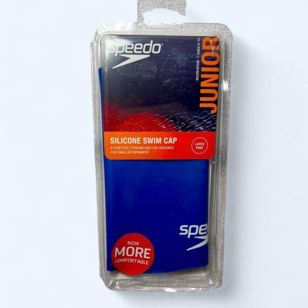Speedo Junior Silicone Swim Cap | NWT